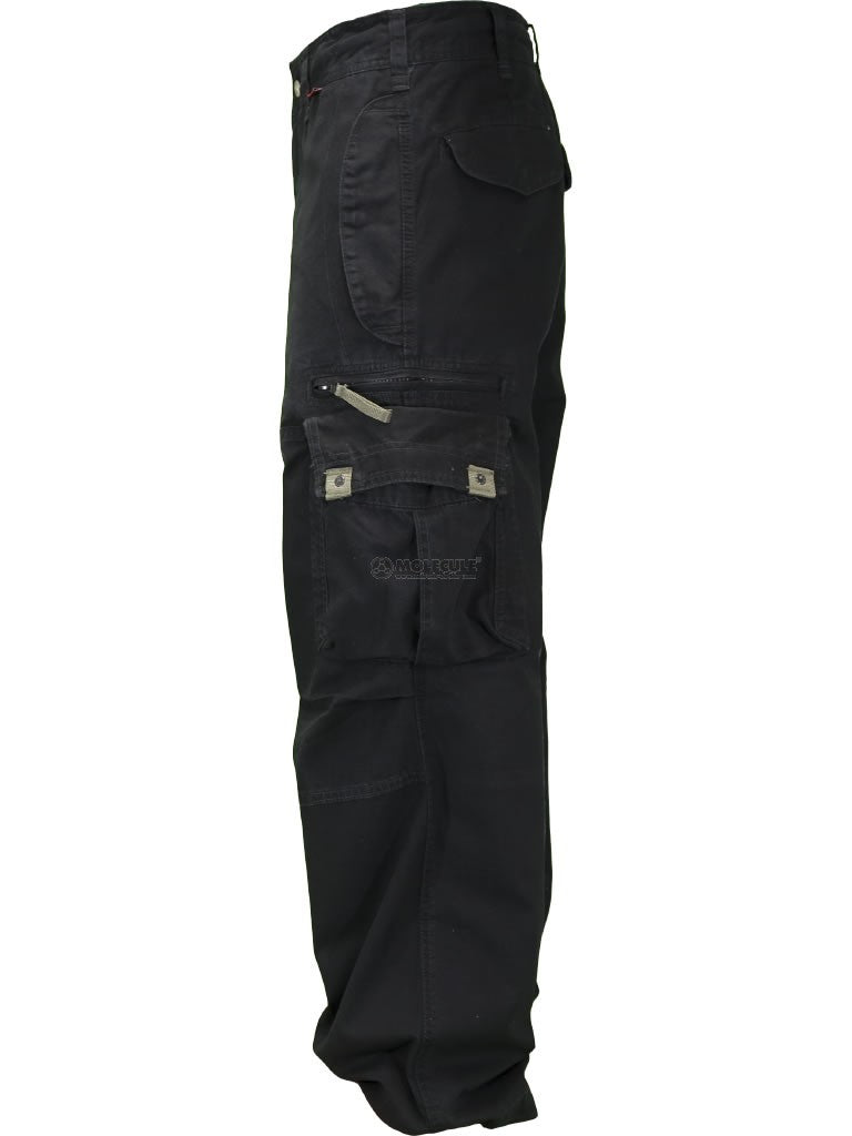 Molecule long pants men black