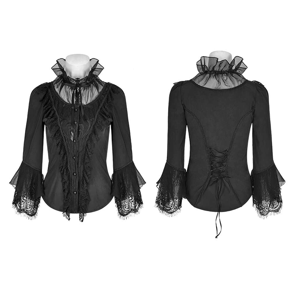 Black spirit Gothic Shirt - Punk Rave