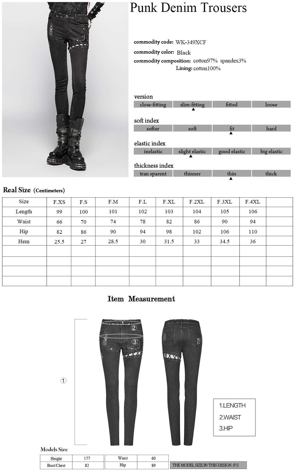 cataclysm trouser - punk rave