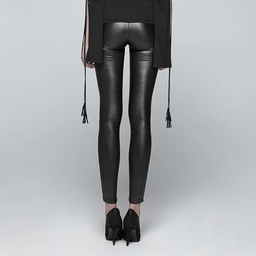 Slasher Leggings Black - Punk Rave
