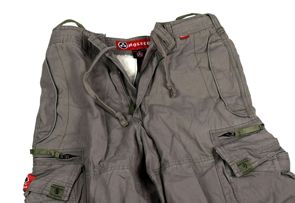 Molecule Cargo Pants Long Olive-Gray