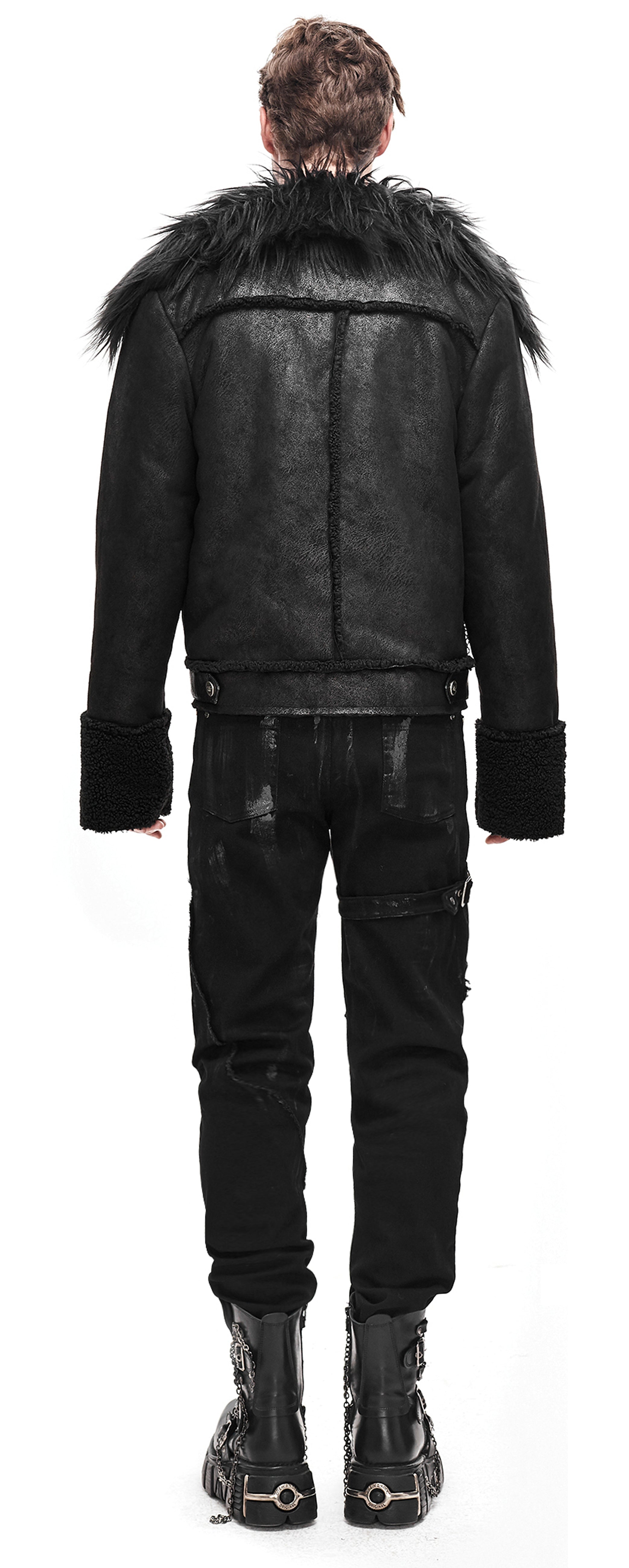 Gothic men jacket Dark Wolf by Devil Fashion