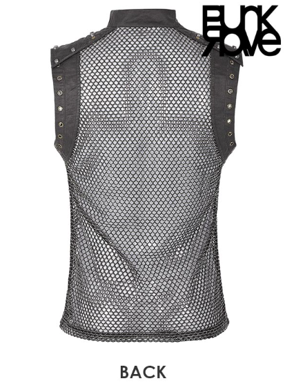 Industrial Mesh Armor Top