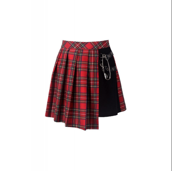 Roter Tartan Lady Kilt von Dark in Love