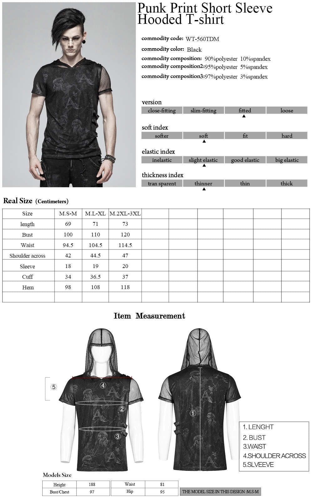 Ghost Bullet Gothic Top - Punk Rave