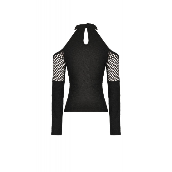 Cyber Straps Mesh Top