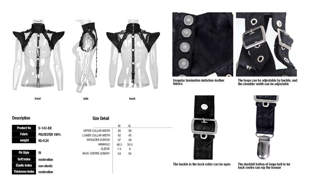 Nostromo Harness Gothic - Punk Rave