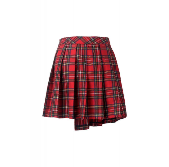 Roter Tartan Lady Kilt von Dark in Love