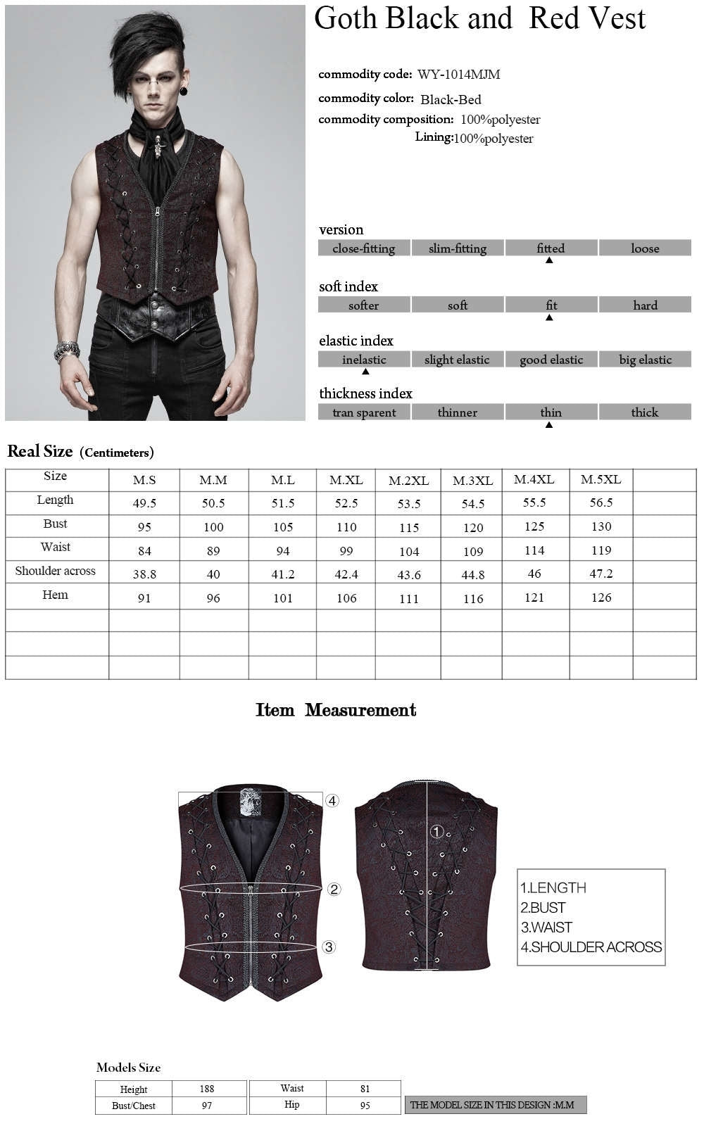 Centaur Gothic Waistcoat - Punk Rave