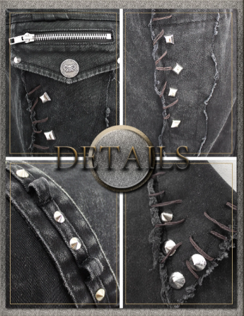 Devil Fashion black heavy metal worker shirt