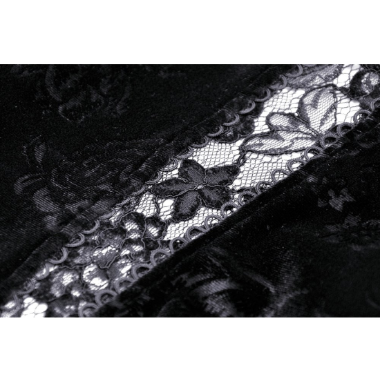 Midnight Duchess Lace Top