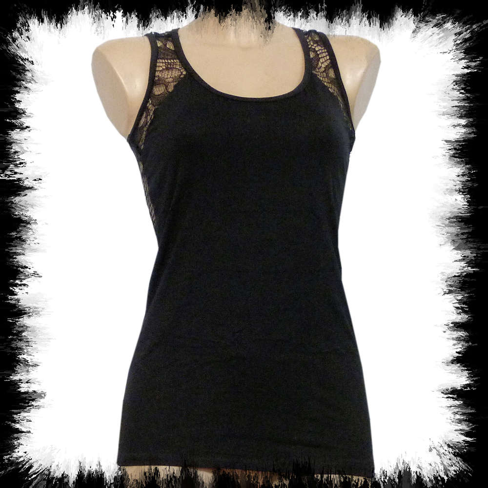 Women's backless top skull mesh