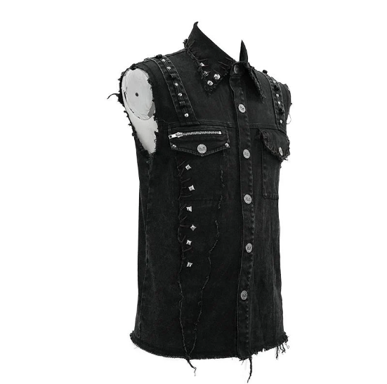 Devil Fashion black heavy metal worker shirt