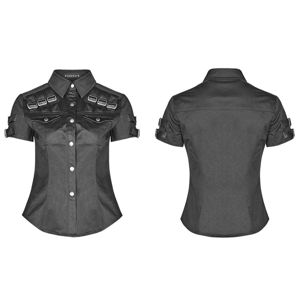 Gothic Melitia Shirt - Punk Rave