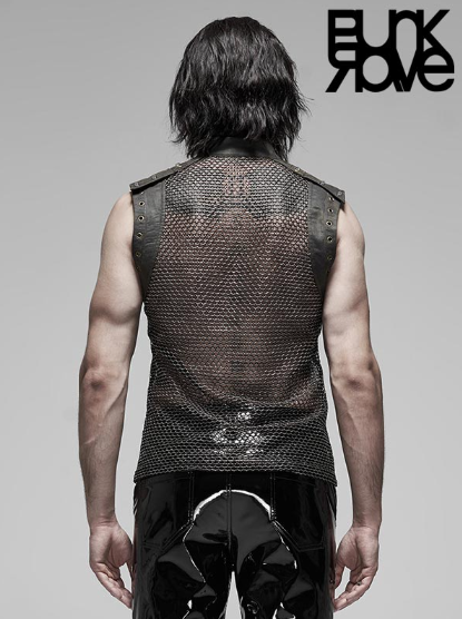 Industrial Mesh Armor Top