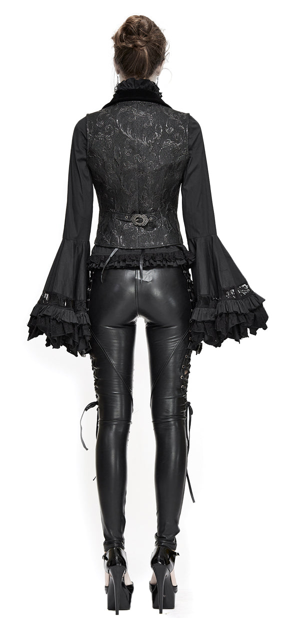 Gothic women vest brocade by Devil Fashion