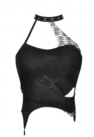 Gothic Neckholder Top von Dark in Love