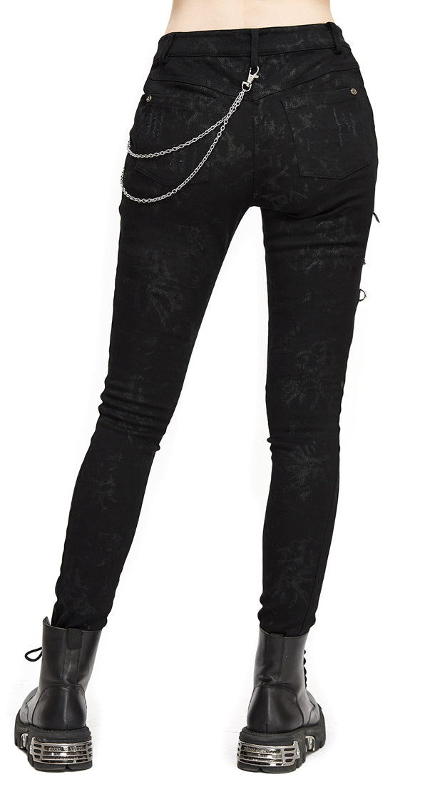 Gothic women pants Punk Queen by Devil Fashion