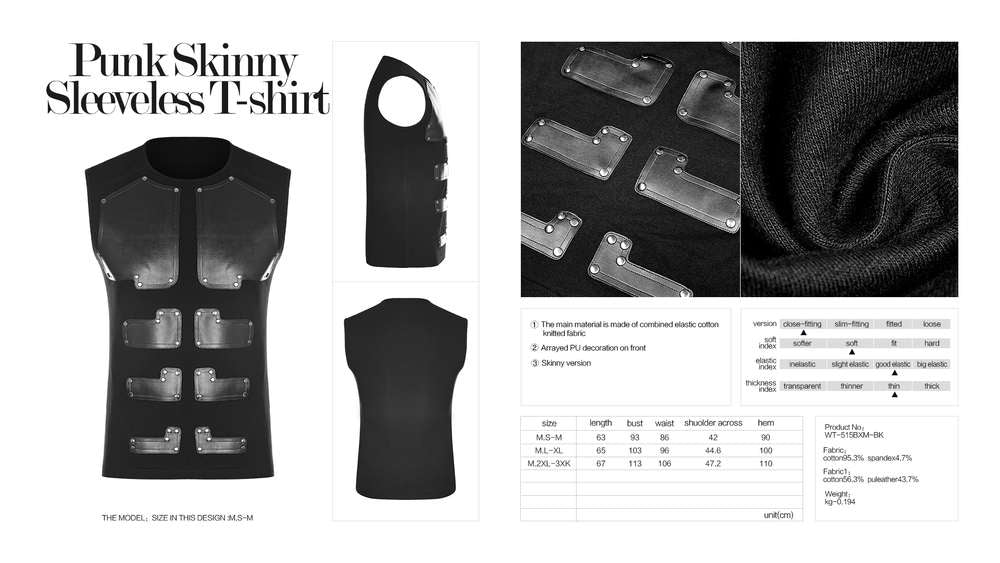 Robot Mens Top - Punk Rave