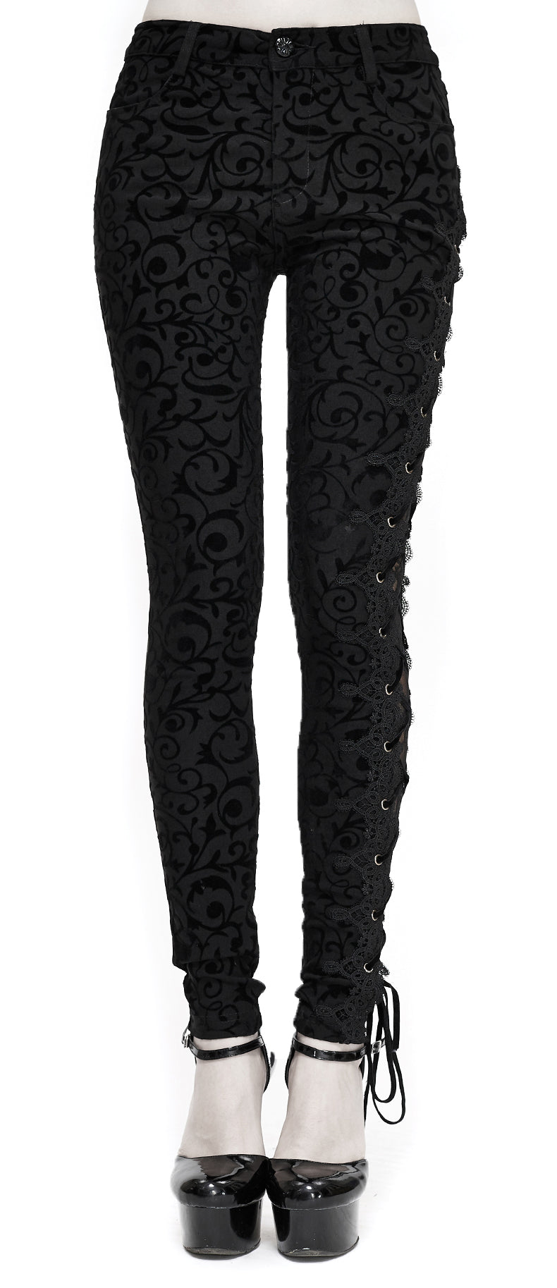 Gothic women pants Dark Ornaments by Devil Fashion