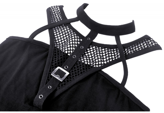 Punkiges Neckholder Top von Dark in Love