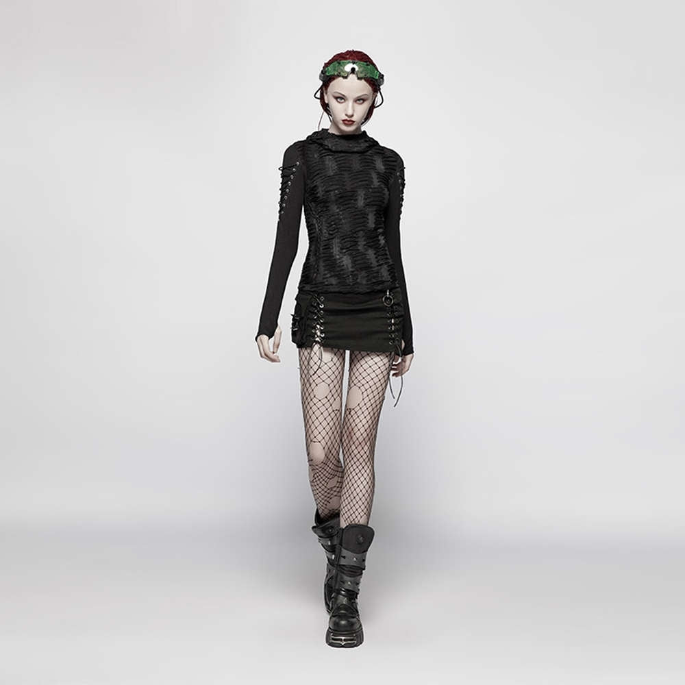 Gothic Trooper Skirt - Punk Rave