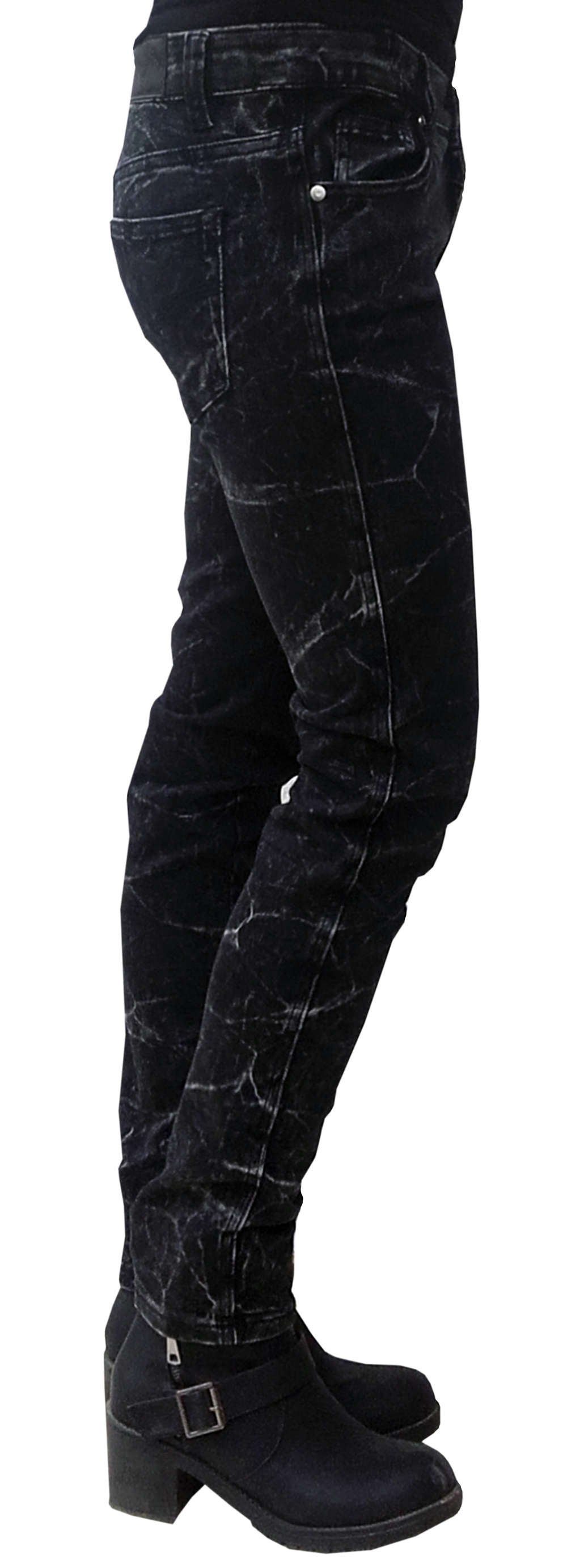 Gothic Jeans Snowwash Effect