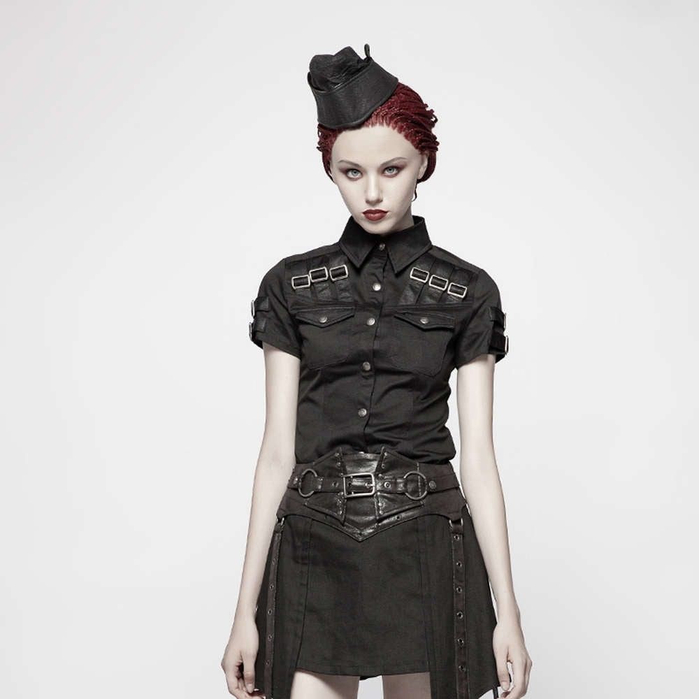 Gothic Melitia Shirt - Punk Rave