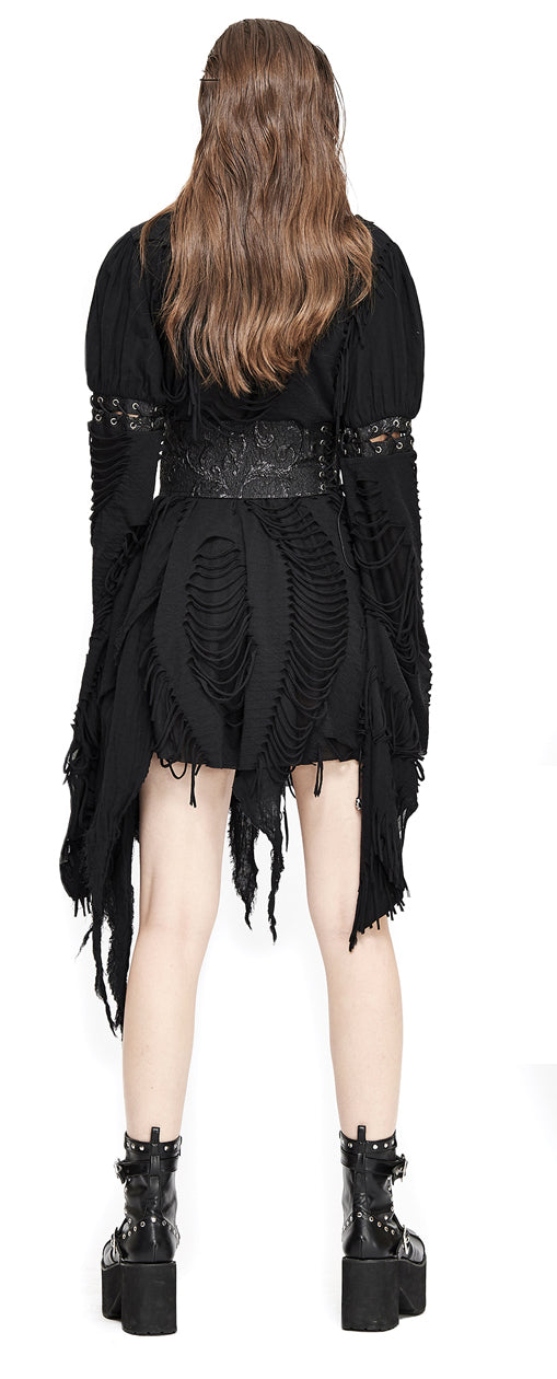 Gothic dress Black Witch Kimono by Devil Fashion