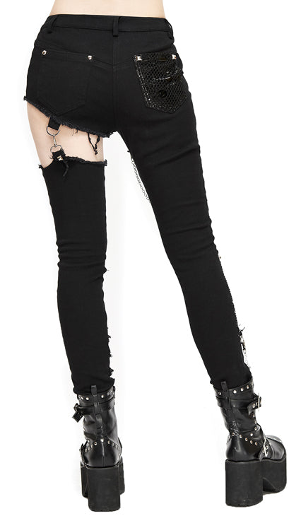 Gothic pants for women Mad Maxima from Devil Fashion