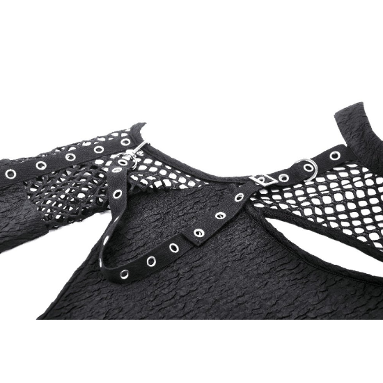 Cyber Straps Mesh Top