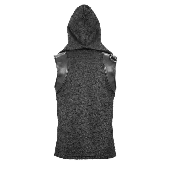 Gothic hooded tank top Assassin of Darkness