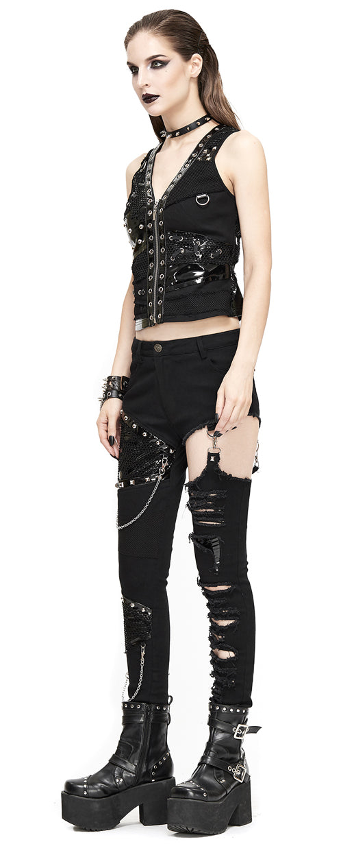Gothic women vest Punky Lady by Devil Fashion