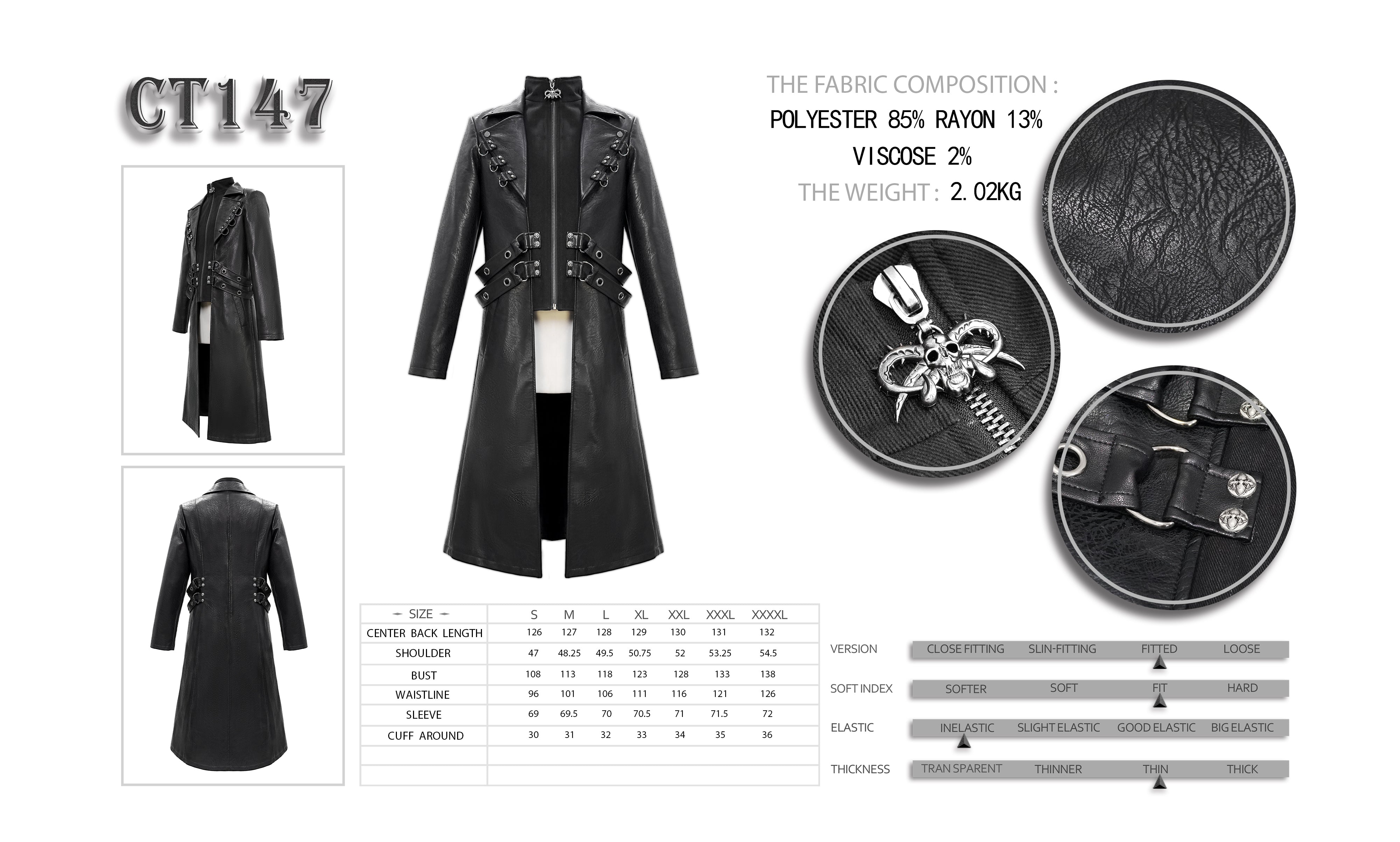 Gothic frock coat Evil Darkness