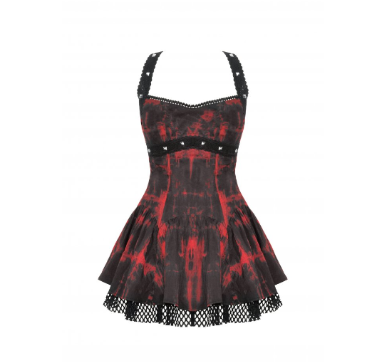 Punkiges Batik Kleid von Dark in Love