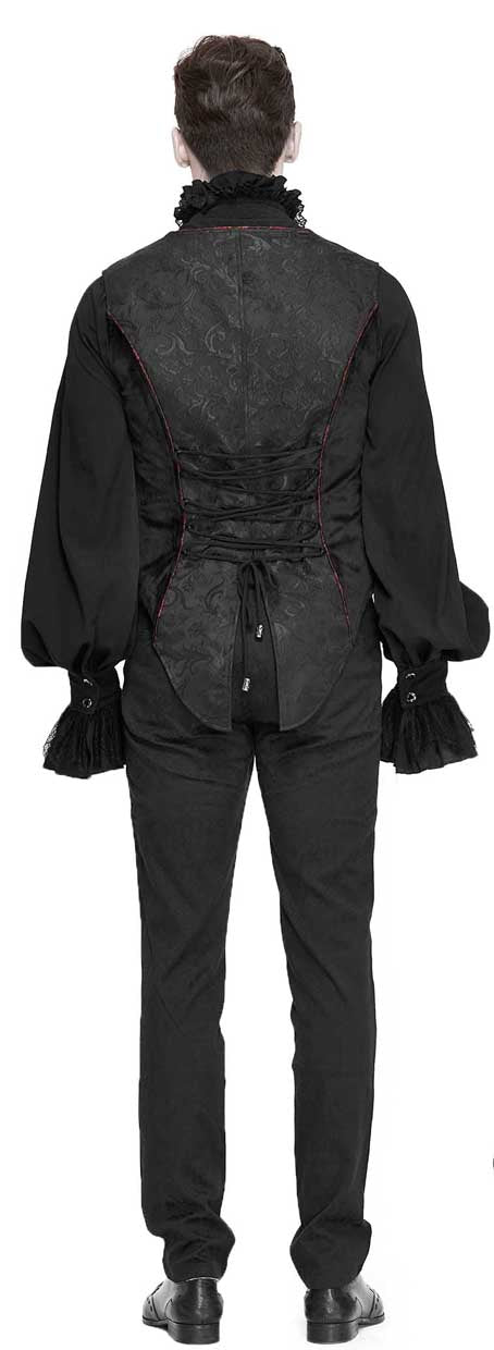 Gothic men's vest Tortuga Pirate by Devil Fashion