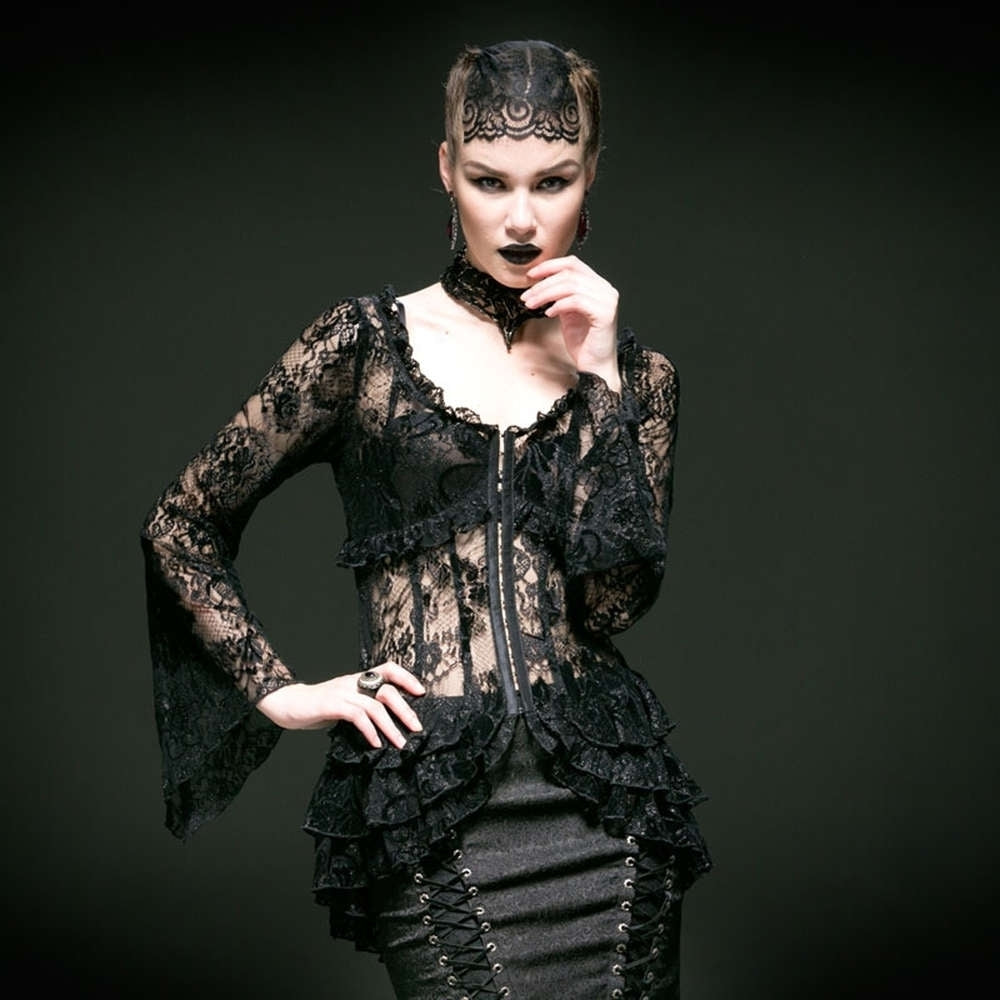 Embrace Of The Grace Gothic Top - Punk Rave