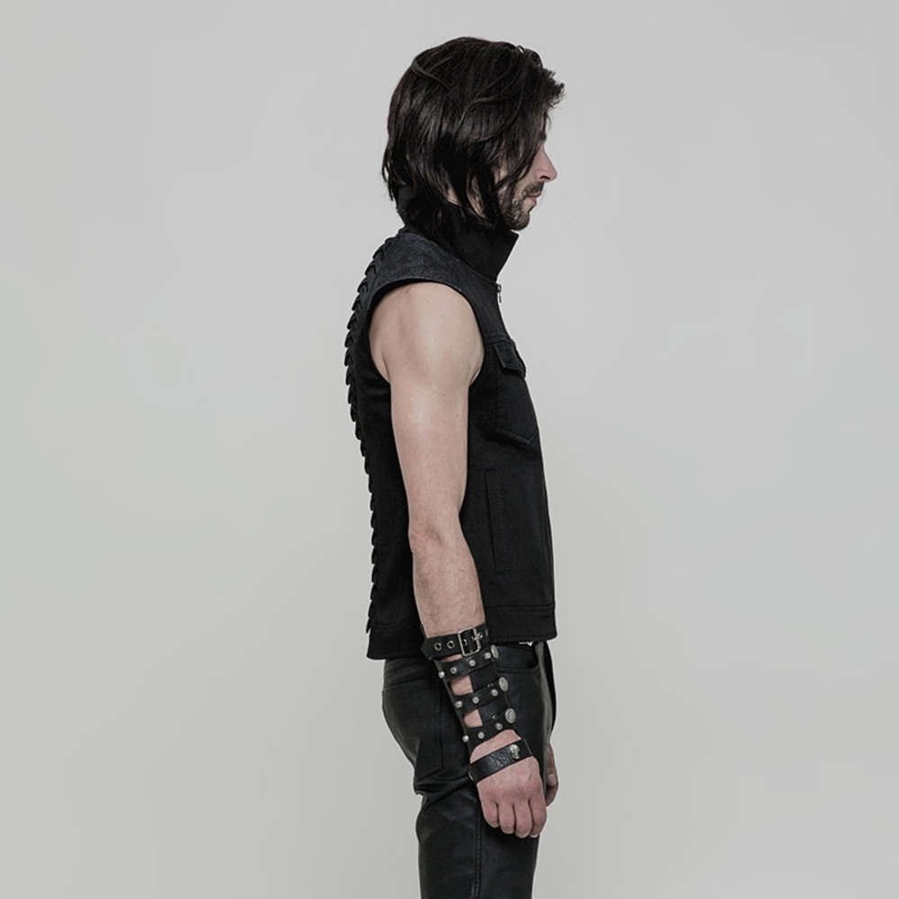 Gothic Spine Vest Men - Punk Rave
