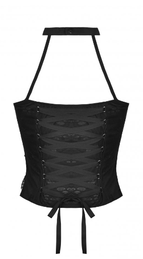 Gothic Neckholder Top von Dark in Love