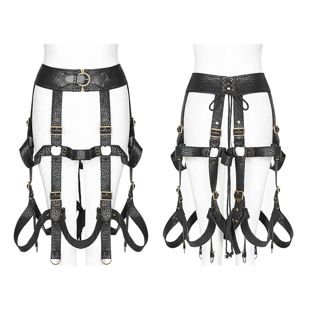 The Cage Harness Skirt - Punk Rave