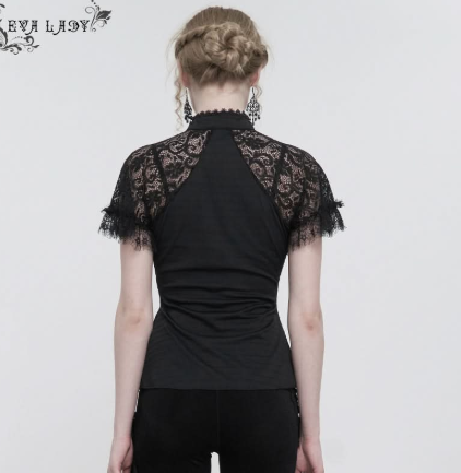 Viktorianisches Spitzentop von Devil Fashion