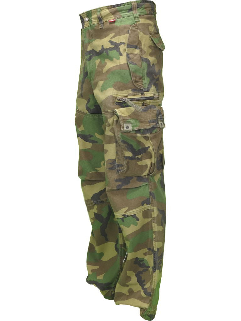Molecule Pants Long Woodland Camouflage