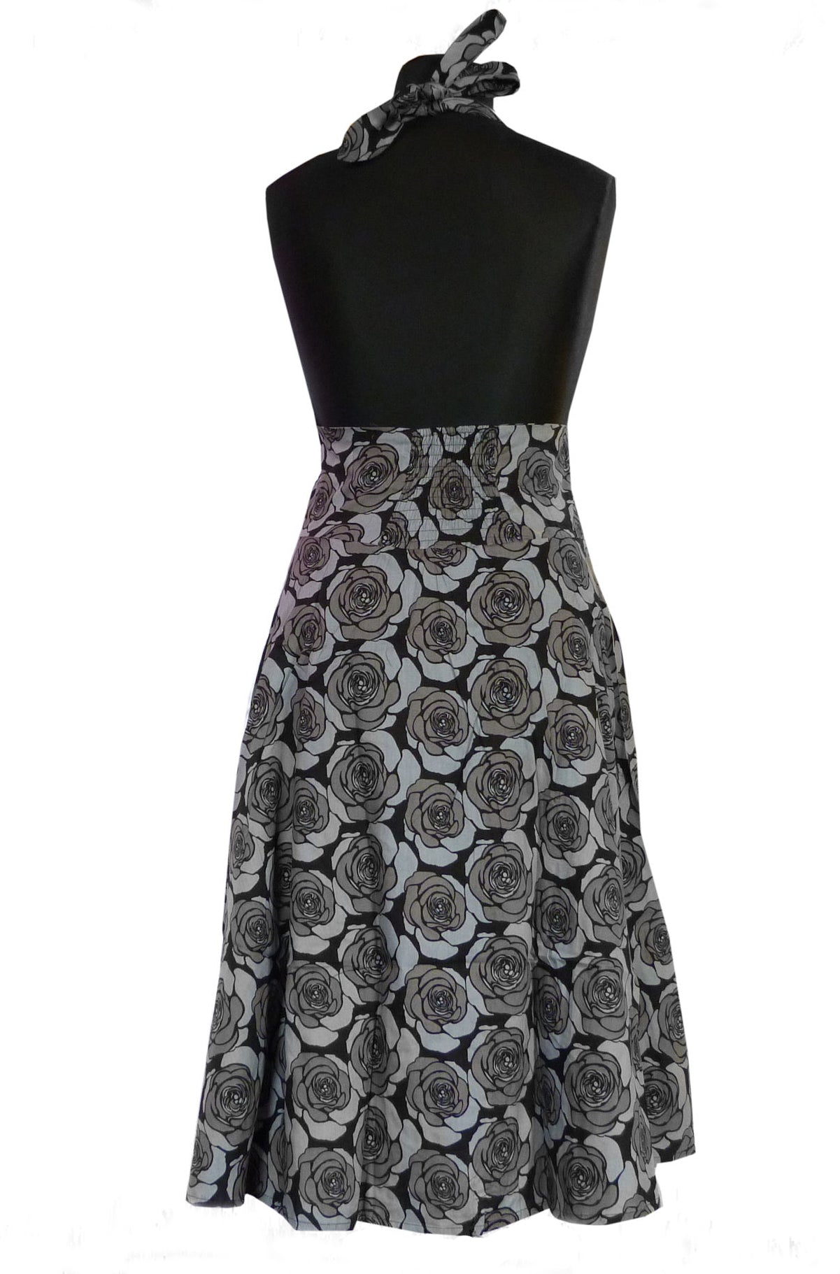 Rock N Roll Dress Gray Rose