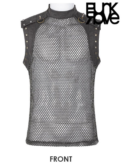 Industrial Mesh Armor Top