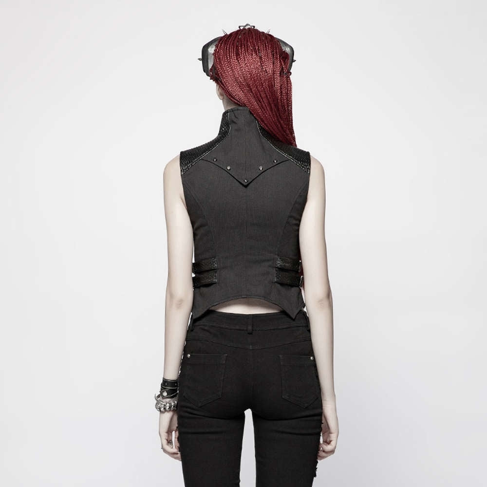 Vulturia Gothic Women Vest - Punk Rave