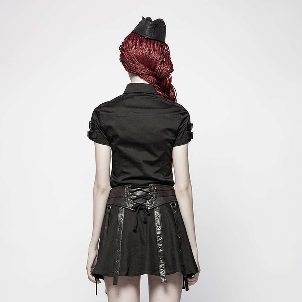 Gothic Melitia Shirt - Punk Rave