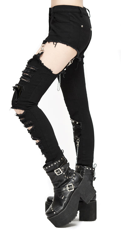 Gothic pants for women Mad Maxima from Devil Fashion