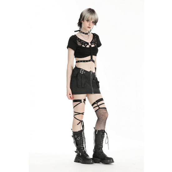 Techno Harness Crop Top