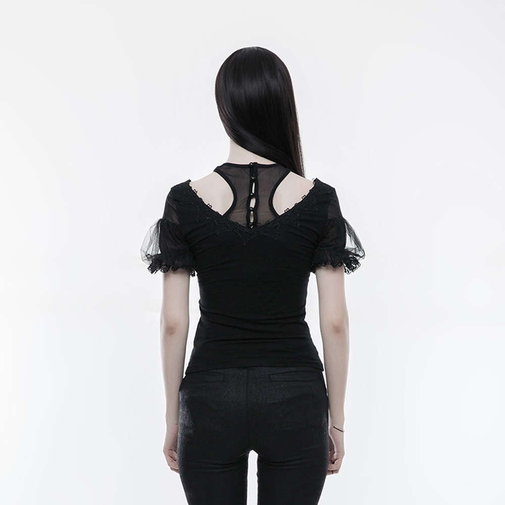 Black Dahlia Top - Punk Rave