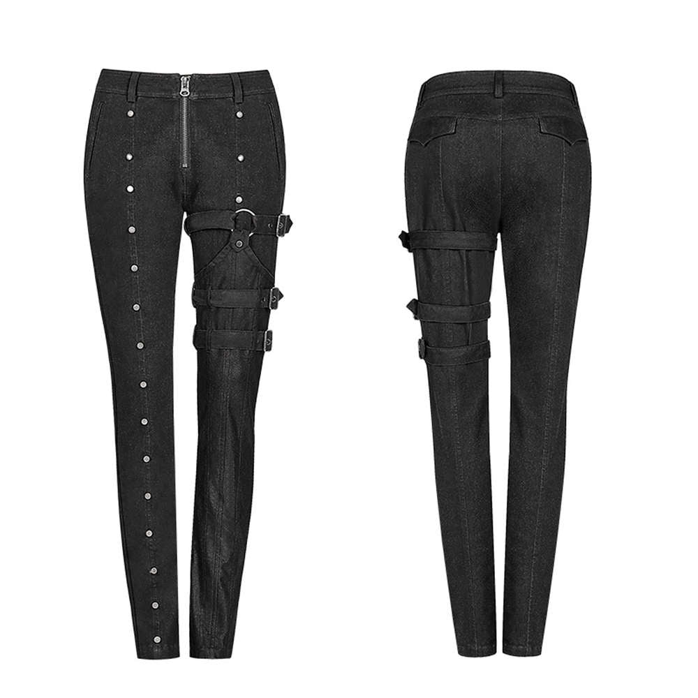 Ex Mashina Trouser Black brown - Punk Rave